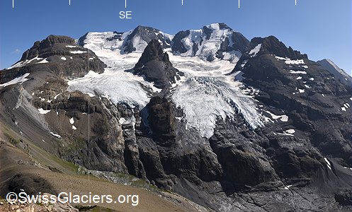 23.08.2024: Blüemlisalpgletscher (Berner Alpen), Standort 1