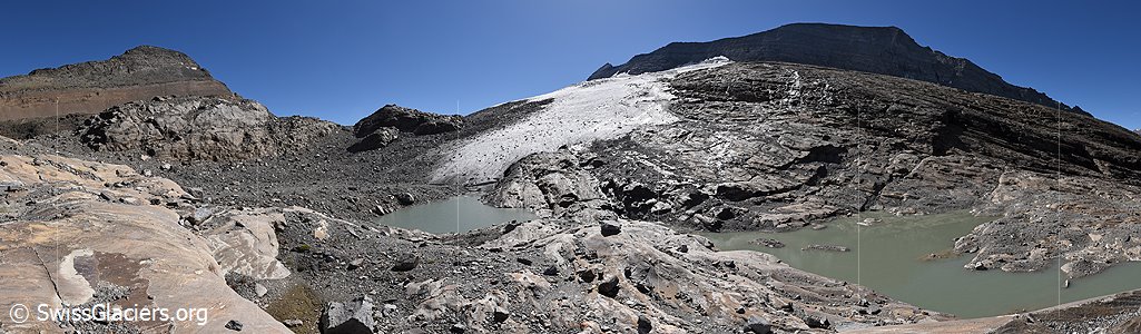 11.07.2022: Chaltwassergletscher (Walliser Alpen, Schweiz), Standort 1