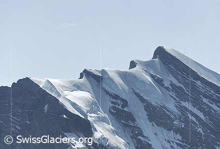 03.09.2011: Doldenhorngletscher (Berner Oberland, Schweizer Alpen), Vergleich Galletgrat