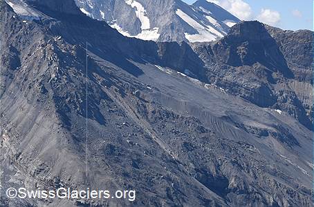 21.08.2023: Doldenhorngletscher (Berner Oberland, Schweizer Alpen), Spitze Stei (Spitzer Stein)