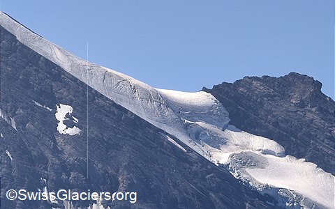23.08.2024: Doldenhorngletscher (Berner Oberland, Schweizer Alpen), Bergschrund