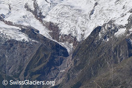 12.09.2019: Feegletscher (Walliser Alpen), Nördlicher Teil des Feegletschers