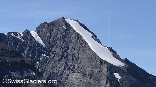 31.07.2015: Blüemlisalpgletscher (Berner Alpen), Fründenhorn