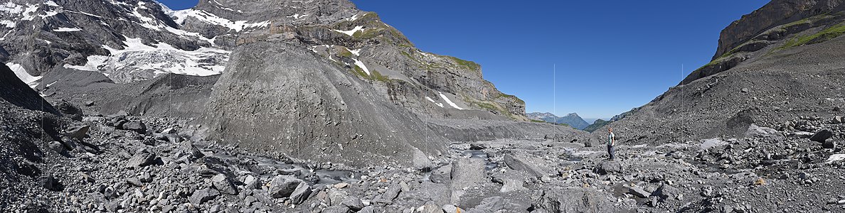 24.06.2018: Gamchigletscher (Berner Alpen, Schweiz), Standort 4