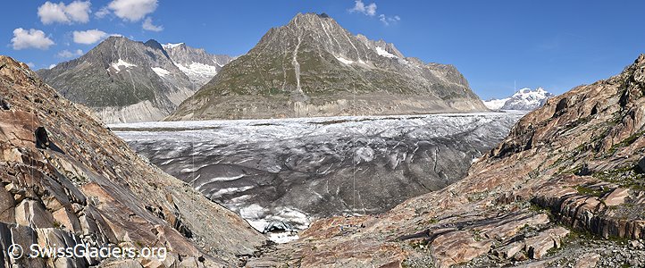 05.08.2018: Grosser Aletschgletscher (Berner Alpen), Standort 3