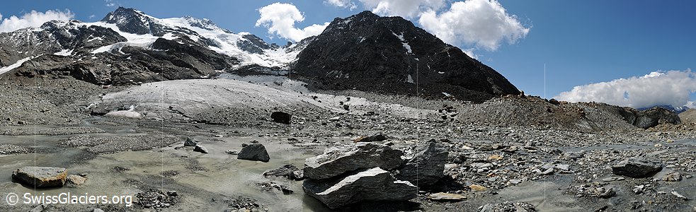 01.08.2011: Grüebugletscher (Walliser Alpen, Schweiz), Standort 3