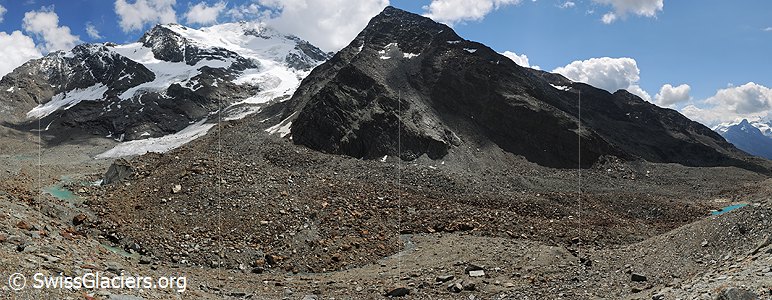 01.08.2011: Grüebugletscher (Walliser Alpen, Schweiz), Standort 6