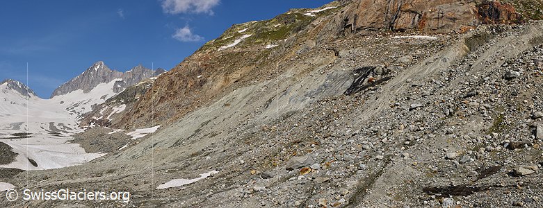 02.07.2018: Oberaargletscher (Berner Alpen, Schweiz), Standort 4a