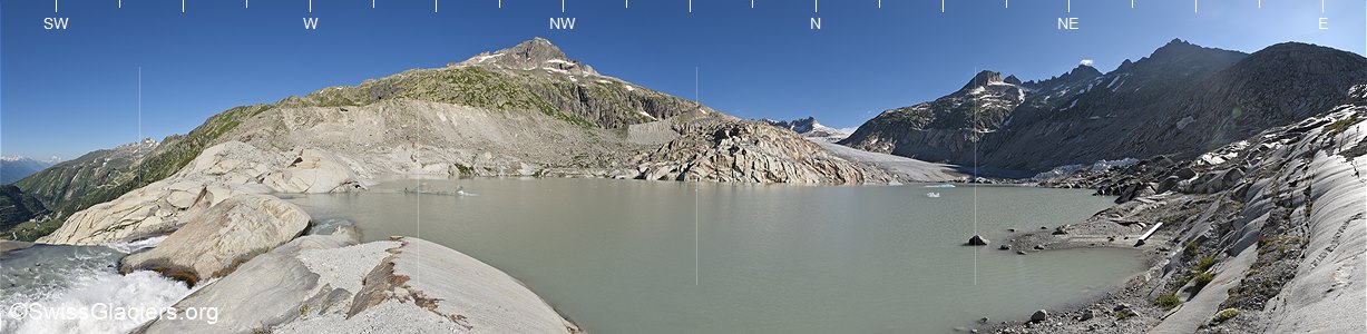29.07.2024: Rhonegletscher (Walliser/Urner Alpen, Schweiz), Standort 2