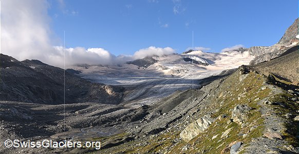 27.08.2024: Schwarzberggletscher (Wallis, Schweiz), Standort 1