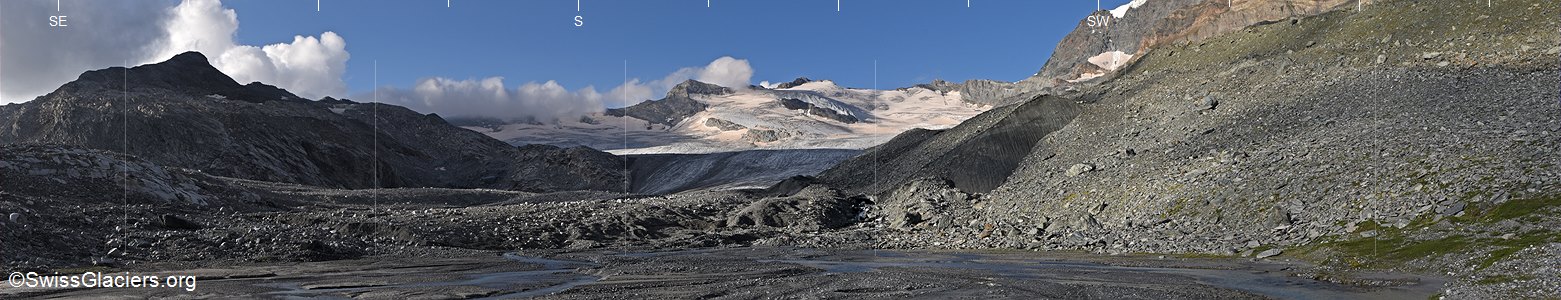 27.08.2024: Schwarzberggletscher (Wallis, Schweiz), Standort 2