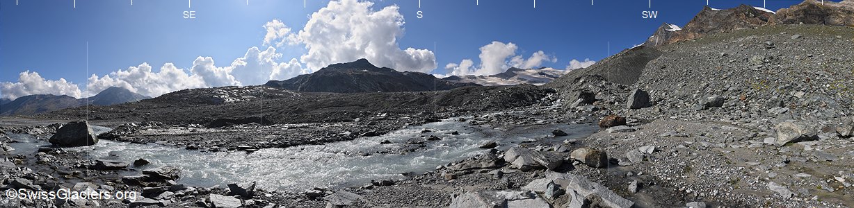 27.08.2024: Schwarzberggletscher (Wallis, Schweiz), Standort 3