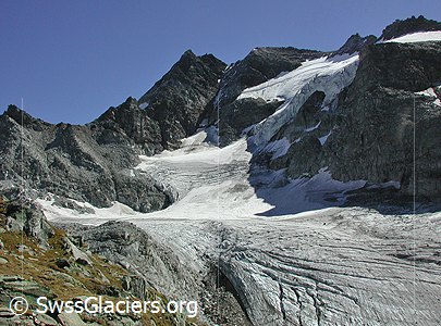 11.09.2000: Tälligletscher (Binntal, Wallis, Schweizer Alpen), Standort 1