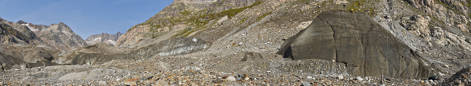 25.08.2017: Unteraargletscher (Berner Alpen), Standort 2