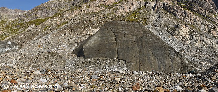 25.08.2017: Unteraargletscher (Berner Alpen), Standort 2a
