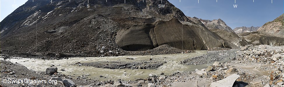 25.08.2017: Unteraargletscher (Berner Alpen), Standort 3