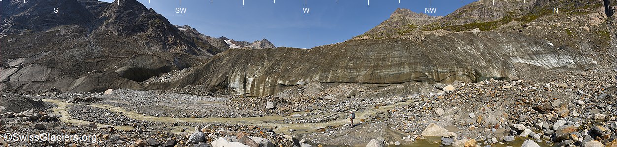 25.08.2017: Unteraargletscher (Berner Alpen), Standort 4