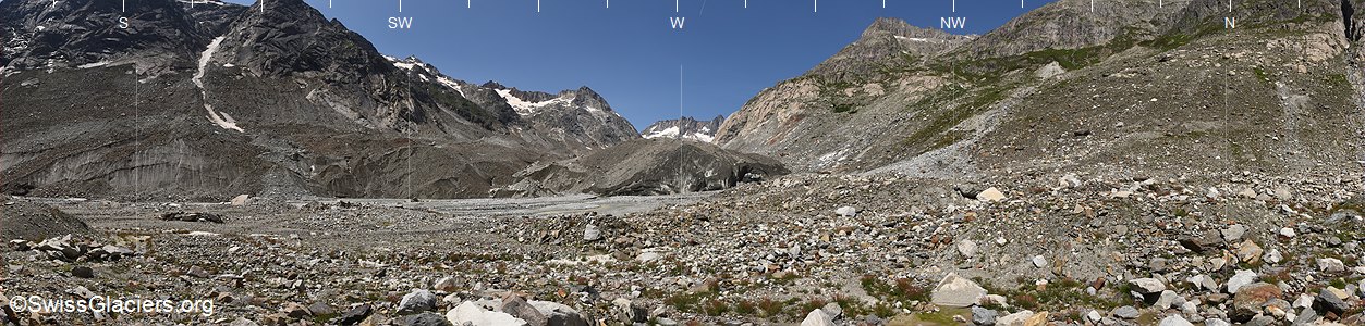 25.07.2024: Unteraargletscher (Berner Alpen), Standort 4