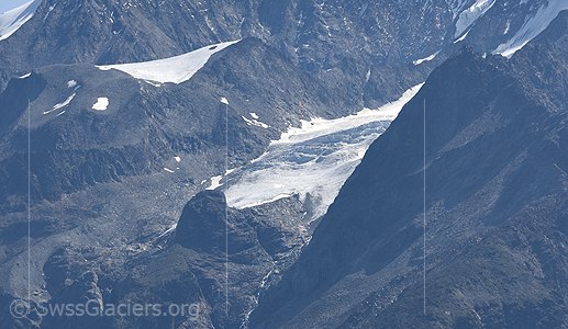 22.07.2019: Festigletscher (Walliser Alpen, Schweiz), Standort 1