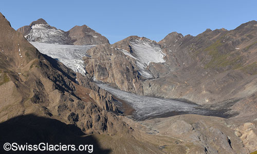 Griesgletscher am 11. August 2023.