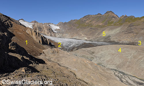 Griesgletscher am 11. August 2023.