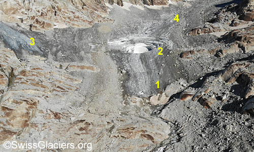 Tiefengletscher am 12. August 2025.