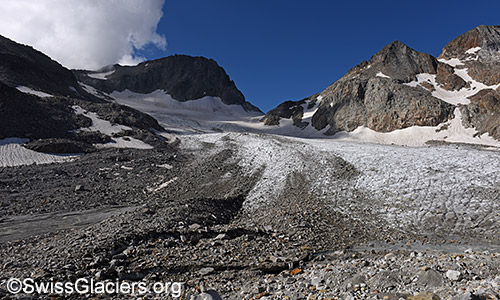 Witenwasserengletscher am 26.8.2019.