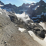 Tälligletscher (Binntal) von W am 30.7.2018
