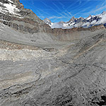 Furgggletscher von Osten am 11.8.2018