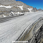 Kanderfirn in seiner ganzen Länge von Süden (Luftaufnahme)