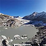 Rhonegletscher und proglazialer See am 5.9.2019