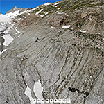 Oberaargletscher am 14.7.2019 (Luftaufnahme)