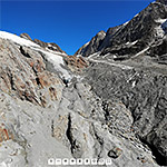 Westlicher Zusammenfluss Anun-/Langgletscher (Luftaufnahme)
