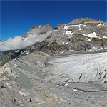 Kanderfirn: Proglaziale Seen, Gletscherzunge und Eisstrom