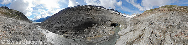 Gletschertor des Oberaargletschers am 13.7.2020