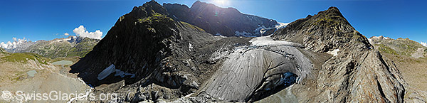 Steingletscher (Luftaufnahme)