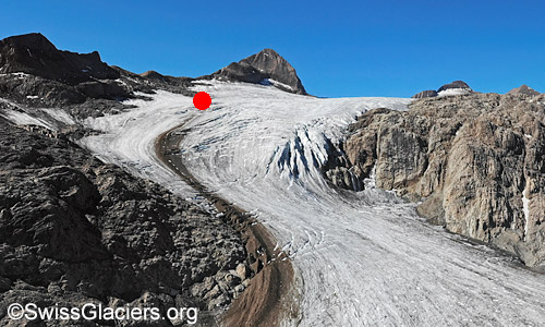 Griesgletscher am 11. August 2023.